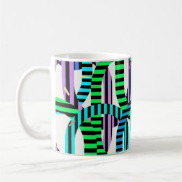 Colorful Bauhaus Geometric Pattern  コーヒーマグカップ