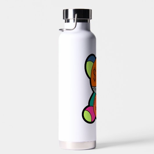 Colorful bear ウォーターボトル (右面)