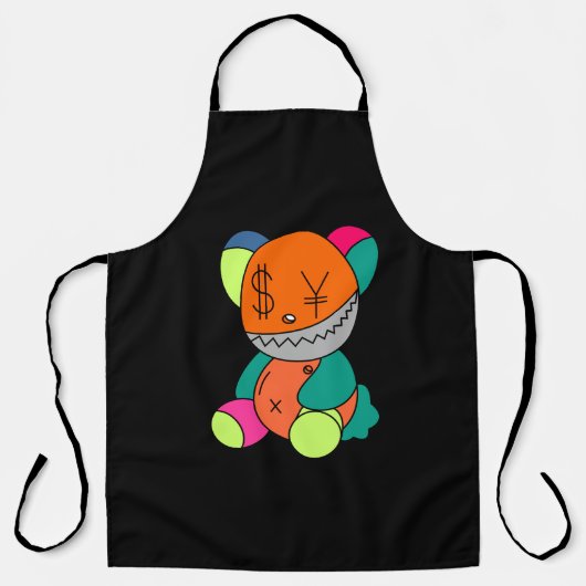 Colorful bear エプロン (正面)