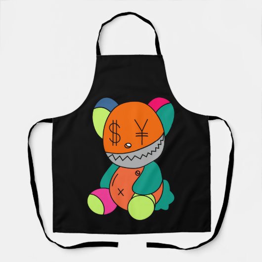Colorful bear エプロン (正面)