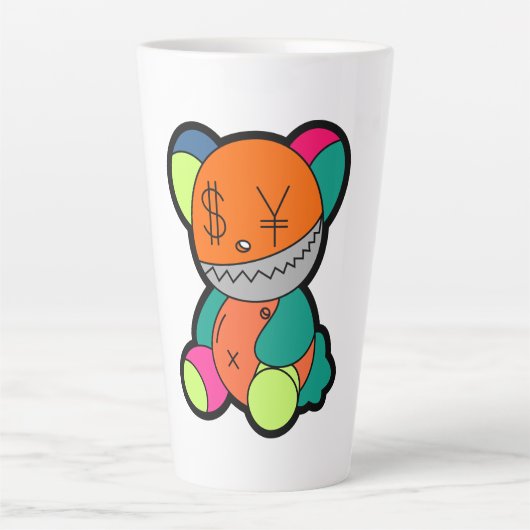 Colorful bear カフェラテマグ (正面)