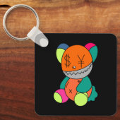 Colorful bear キーホルダー (正面)