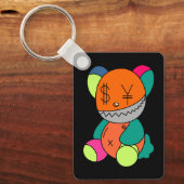 Colorful bear キーホルダー (正面)