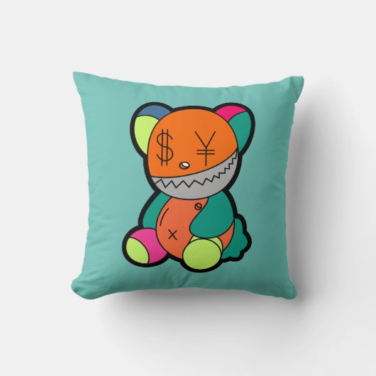 Colorful bear クッション (正面)
