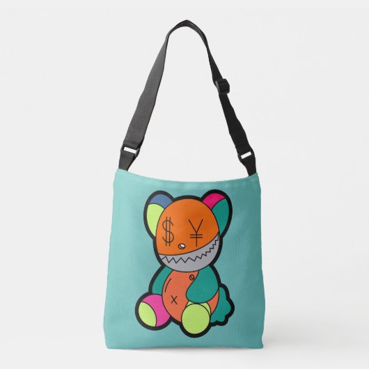 Colorful bear クロスボディバッグ (正面)