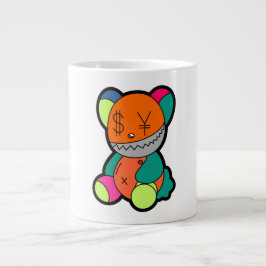 Colorful bear ジャンボコーヒーマグカップ