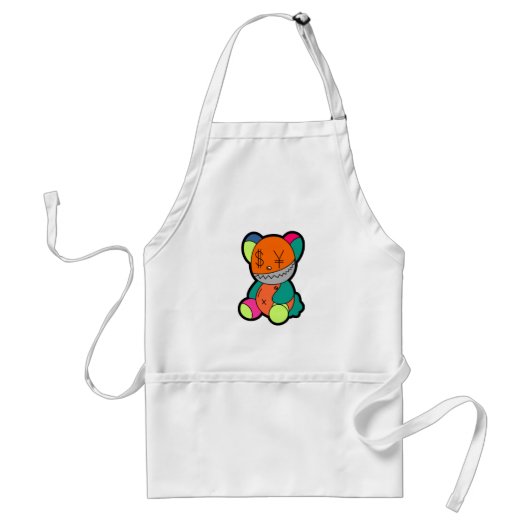 Colorful bear スタンダードエプロン (正面)