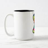 Colorful bear ツートーンマグカップ (左)