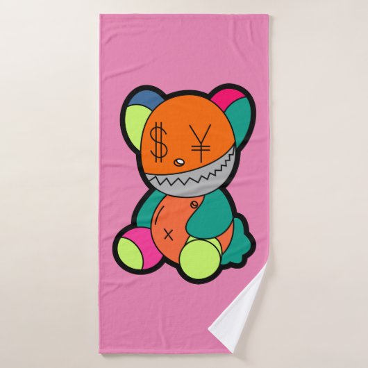 Colorful bear バスタオル (バスタオル)