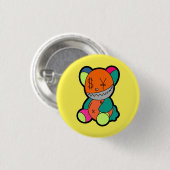 Colorful bear 缶バッジ (正面&裏面)