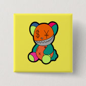 Colorful bear 缶バッジ (正面)