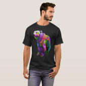 Colorful Bear Art Graphic Tシャツ (正面フル)