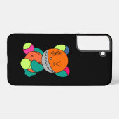 Colorful bear samsung galaxyケース (裏面横)