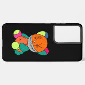 Colorful bear samsung galaxyケース (左側面)