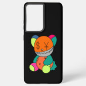 Colorful bear samsung galaxyケース (裏面)