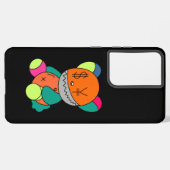 Colorful bear samsung galaxyケース (裏面横)