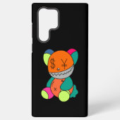 Colorful bear samsung galaxyケース (裏面)