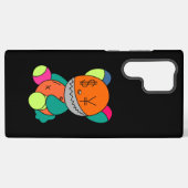 Colorful bear samsung galaxyケース (裏面横)