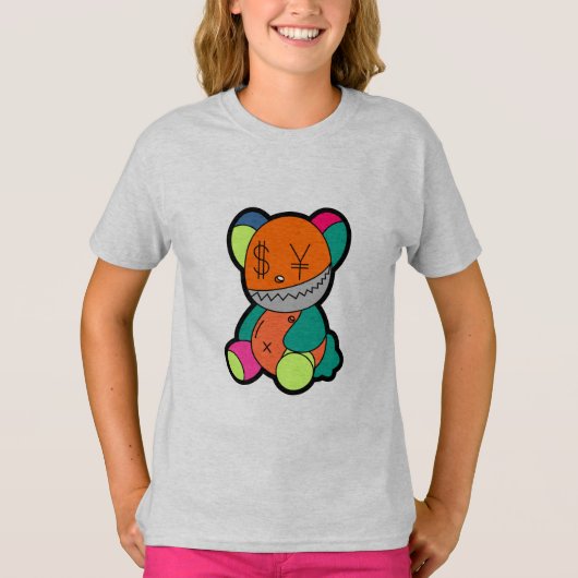 Colorful bear tシャツ (正面)