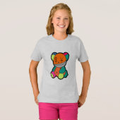 Colorful bear tシャツ (正面フル)