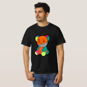 Colorful bear tシャツ (正面フル)