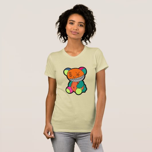 Colorful bear tシャツ (正面フル)