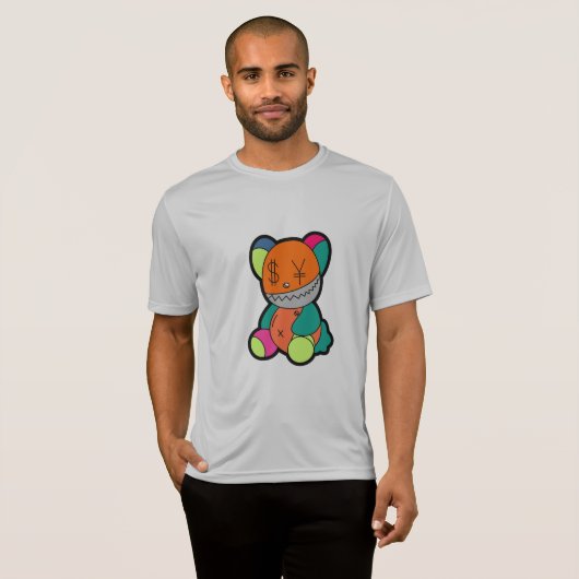 Colorful bear tシャツ (正面フル)