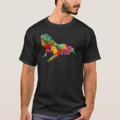 Colorful Bearded Dragon  Lizard Reptile  Costume Tシャツ (正面)