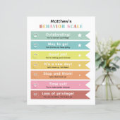 Colorful Behavior Management Chart for Kids (スタンド正面)