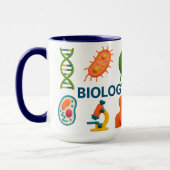 Colorful Biology Science Ceramic Mug マグカップ (左)