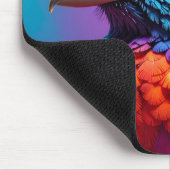 colorful bird マウスパッド (コーナー)