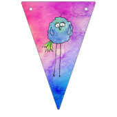 Colorful Bird Bunting Penant Banner バンティングフラッグ (第3の旗)