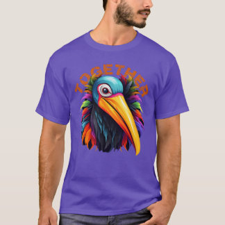 Colorful Bird Lover Art Vibrant Bird Inspiration f Tシャツ