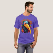 Colorful Bird Lover Art Vibrant Bird Inspiration f Tシャツ (正面フル)