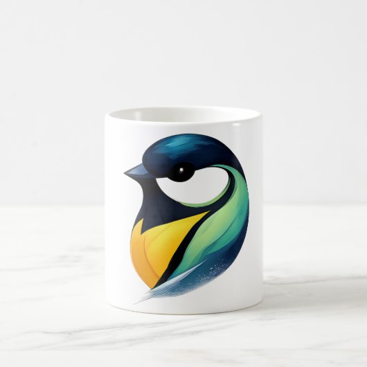 Colorful Bird Mug コーヒーマグカップ (中央)