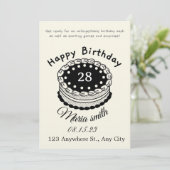 Colorful Birthday Bash Invitation – Editable Party 招待状 (スタンド正面)