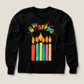 Colorful Birthday Candles Illustration (デザイン正面)