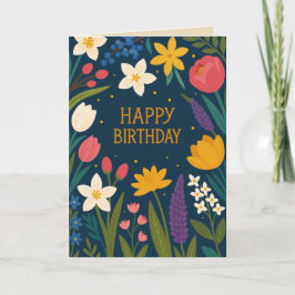 COLORFUL BIRTHDAY CARD FOR HER サンキューカード