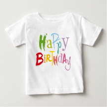 Colorful Birthday Kids Tee