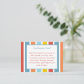 Colorful Birthday Party Enclosure Card エンクロージャーカード (スタンド正面)