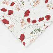 Colorful blanket with white background romantic フリースブランケット (角)