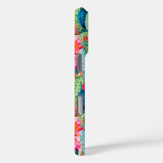 Colorful Blooming Cacti Personalized Case-Mate iPhoneケース (裏面 / 右)