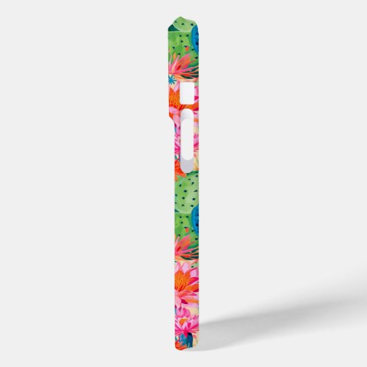 Colorful Blooming Cacti Personalized Case-Mate iPhoneケース (裏面 / 左)