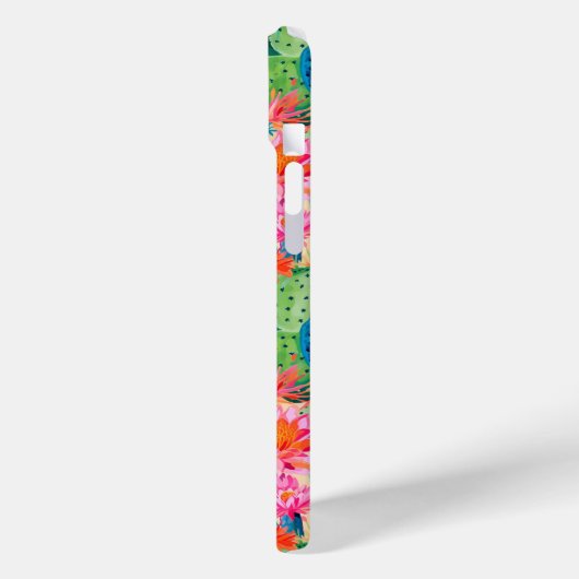 Colorful Blooming Cacti Personalized Case-Mate iPhoneケース (裏面 / 左)