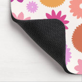 Colorful Blooms Large Pattern マウスパッド (コーナー)