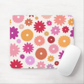 Colorful Blooms Large Pattern マウスパッド (マウス)