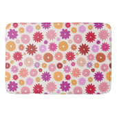 Colorful Blooms Pattern バスマット (正面)