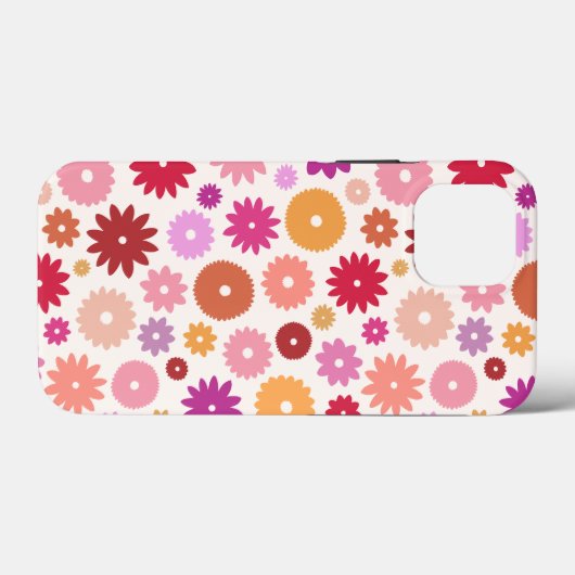 Colorful Blooms Pattern Case-Mate iPhoneケース (裏面 (横))