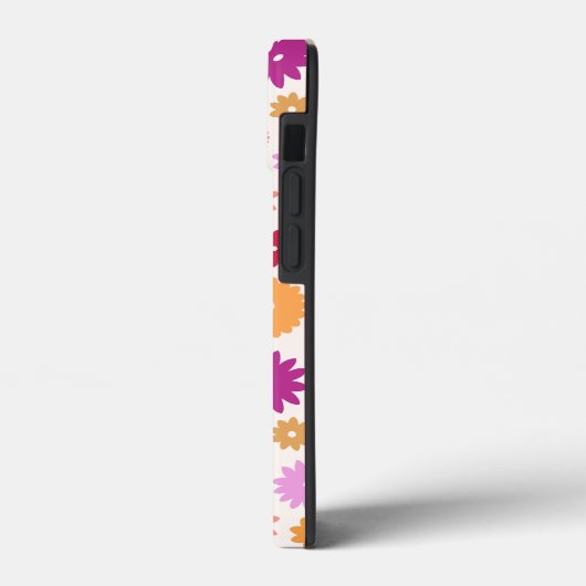 Colorful Blooms Pattern Case-Mate iPhoneケース (裏面 / 左)