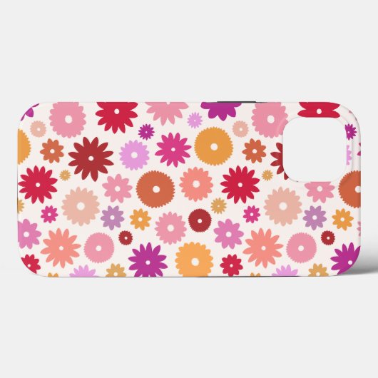 Colorful Blooms Pattern Case-Mate iPhoneケース (裏面 (横))